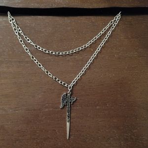Nordic Axe Choker Necklace